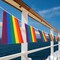 100 Pcs Rainbow Flag Banner, 92 Feet Gay Pride Banner LGBT String Flags Banner Decorations, Rainbow String Bunting Indoor Outdoor for LGBT Festival Party Celebration Decoration